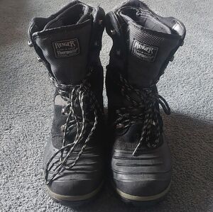 Ranger DuPont Thermolite Insulated Snow Work Boots Mens 10 Black